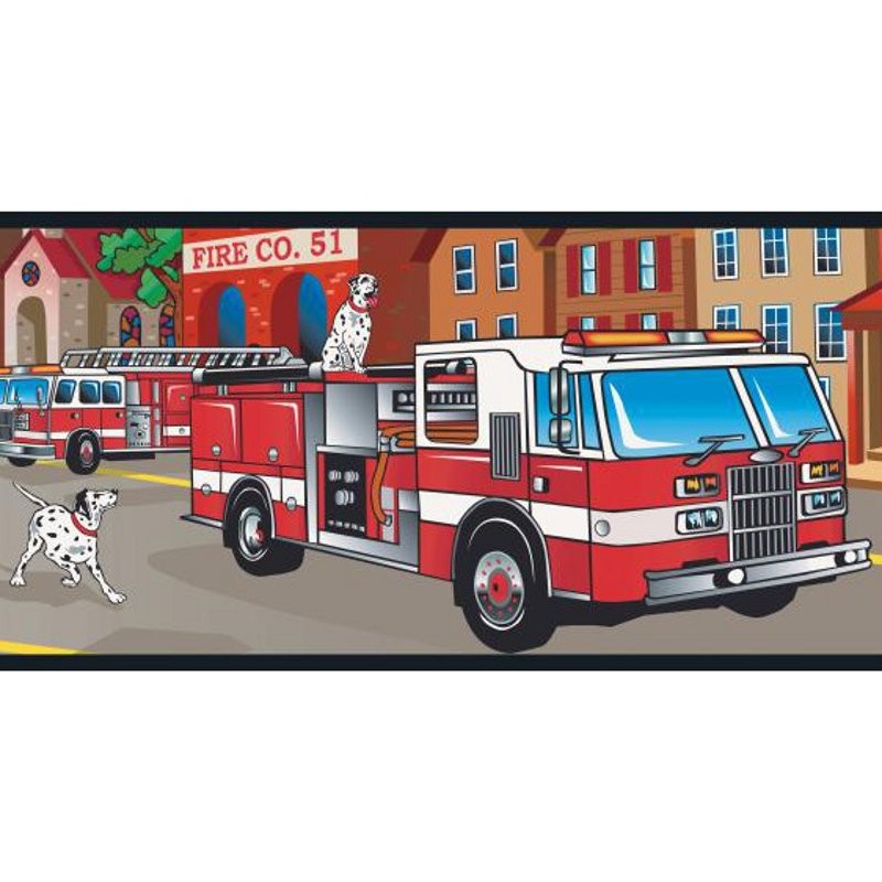 Fire Truck Border 800x800 Wallpaper Teahub Io