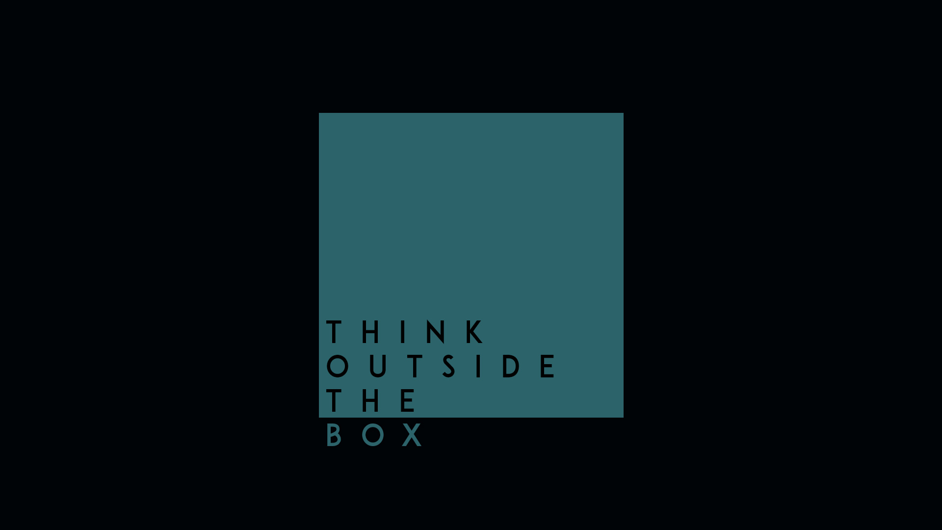 Think Outside The Box Wallpaper Hd - HD Wallpaper 