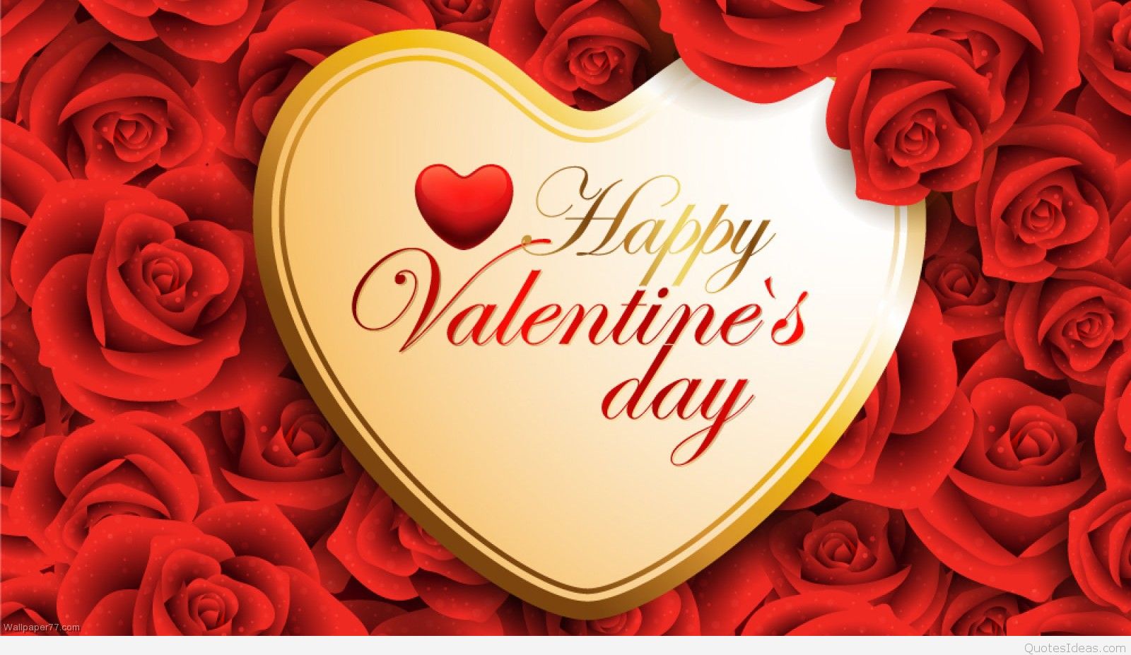 Happy Valentine Roses Heart Feelings Heart Wallpapers - Happy Valentine Day Darling - HD Wallpaper 
