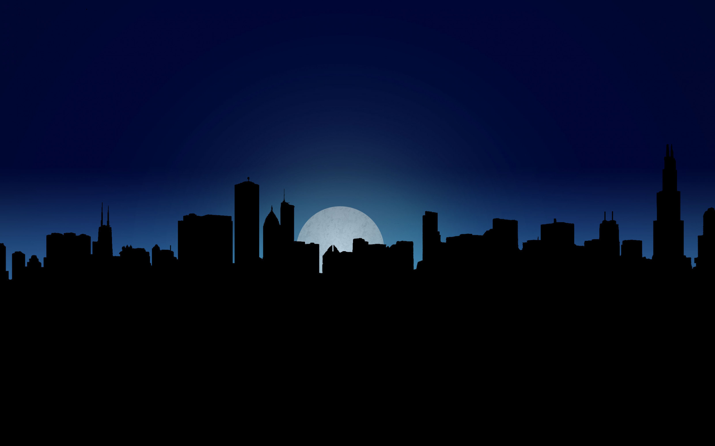 Dark City Wallpaper - Cartoon Dark City Background - HD Wallpaper 