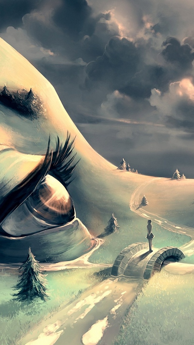 Surreal Art Eye - HD Wallpaper 