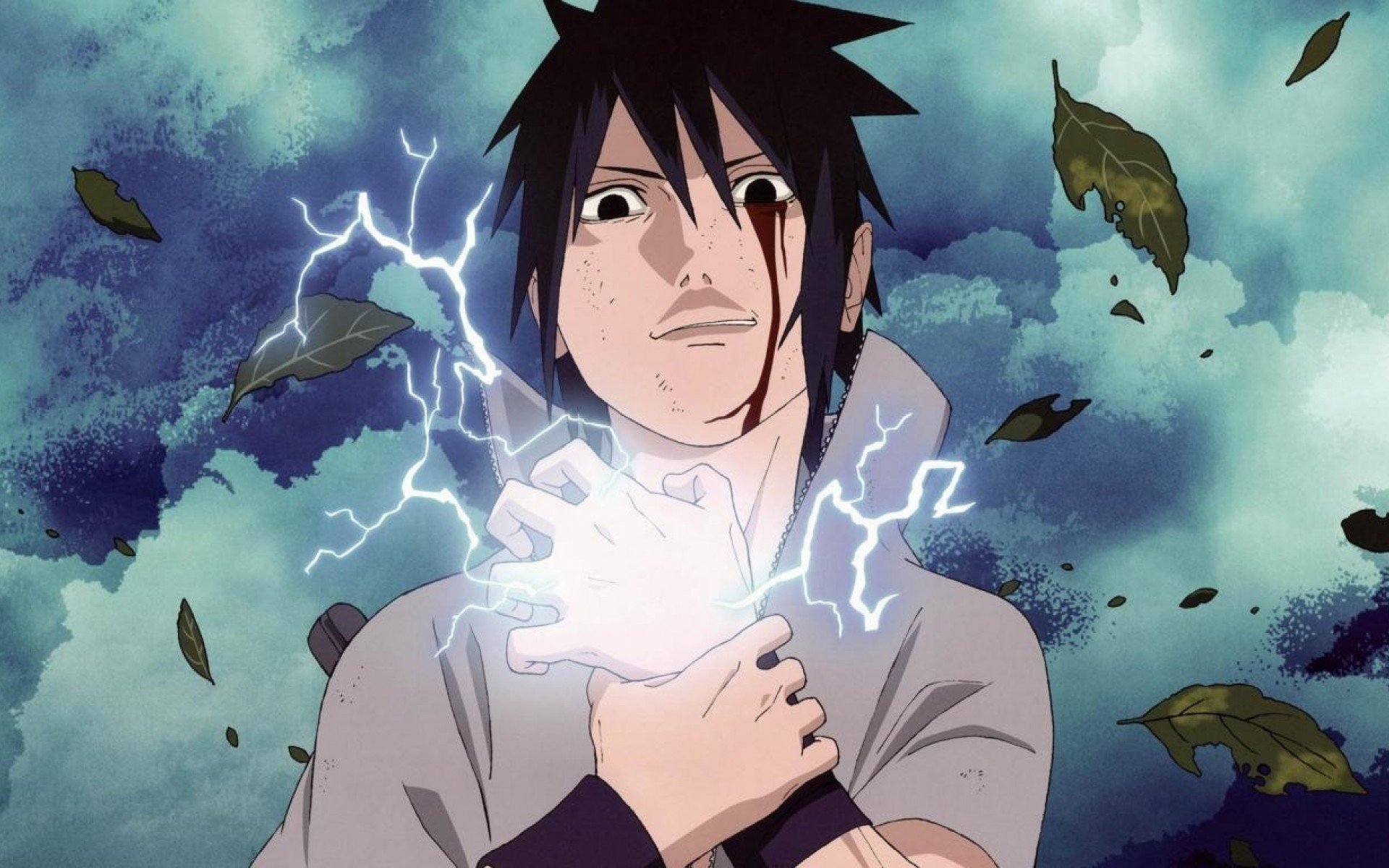 Chidori Sasuke Uchiha Sharingan - HD Wallpaper 