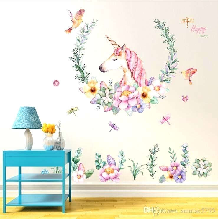 Unicorn Room Wall Stickers - HD Wallpaper 