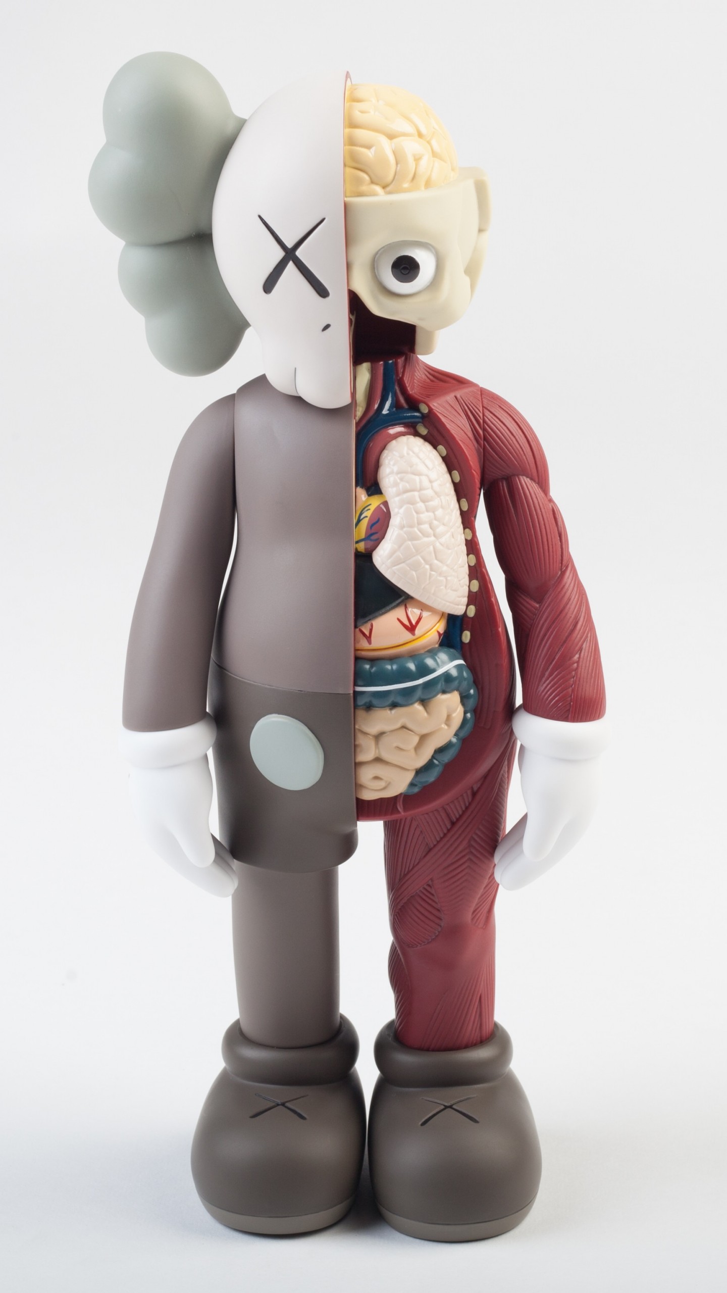 Kaws Dissected Companion Grey - 1440x2560 Wallpaper - teahub.io