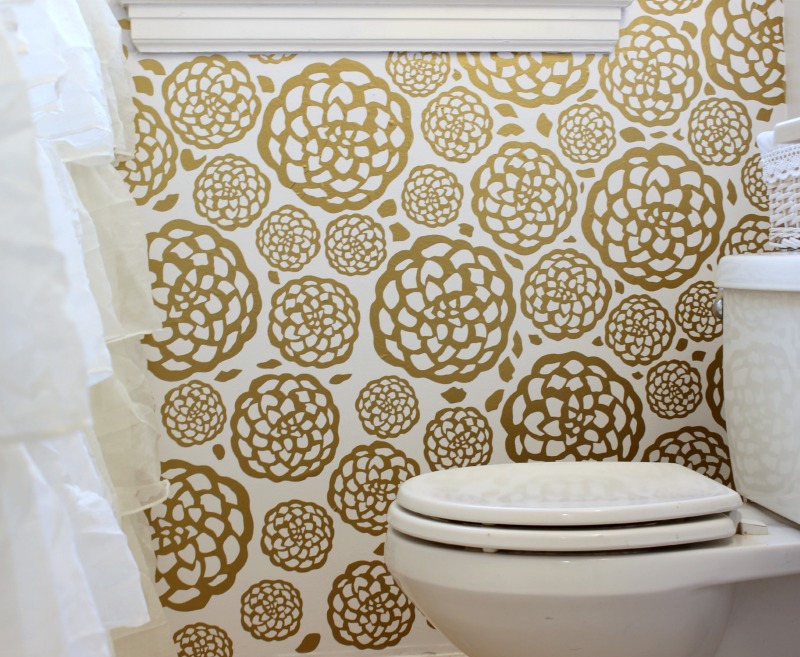 Diy Floral Faux Wallpaper - Diy Wall Papers - HD Wallpaper 