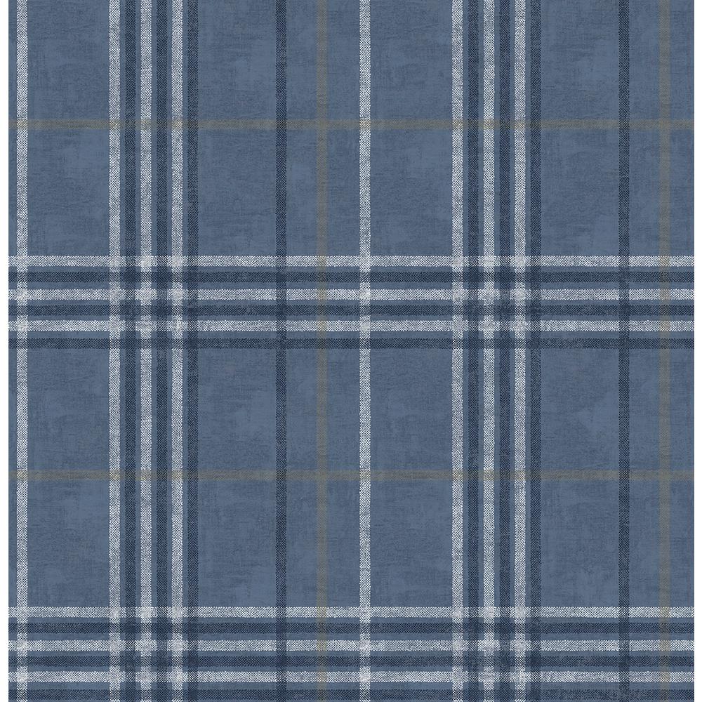 Navy Plaid - HD Wallpaper 