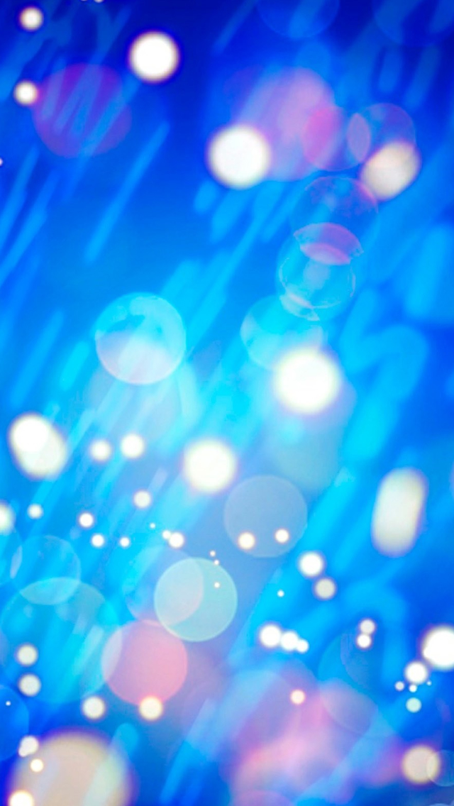 Abstract Glitter Light Bokeh Iphone Wallpaper - Iphone Se Wallpapers Hd Blue - HD Wallpaper 