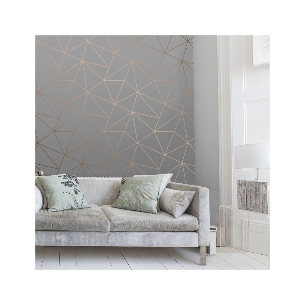 Chelsea Glitter Damask Wallpaper Soft Grey Silver - HD Wallpaper 
