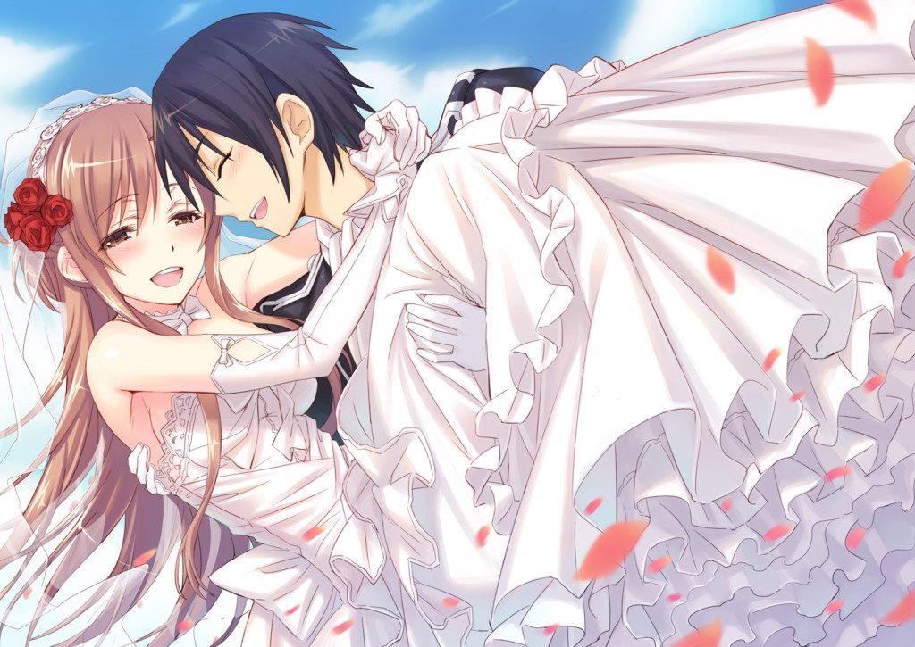 Sword Art Online Kirito And Asuna Wedding - HD Wallpaper 