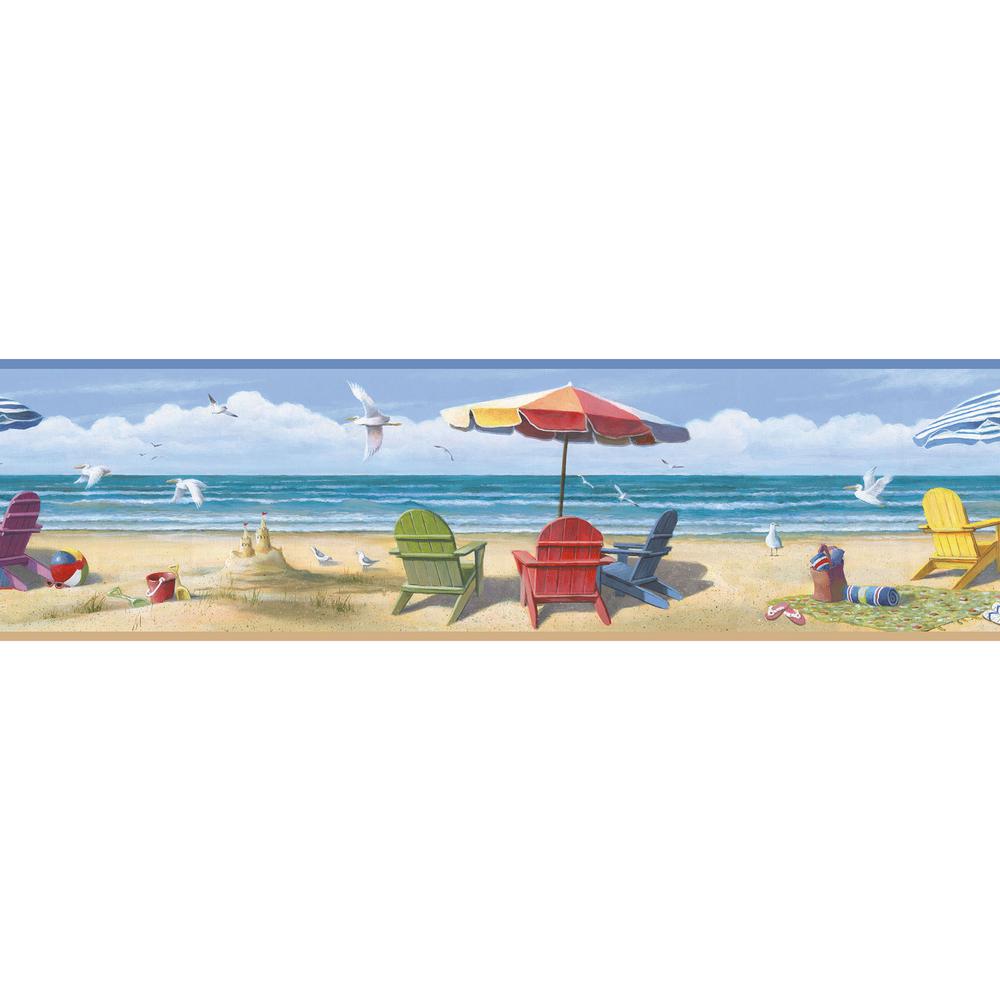 Beach Wall Paper Boarder - HD Wallpaper 