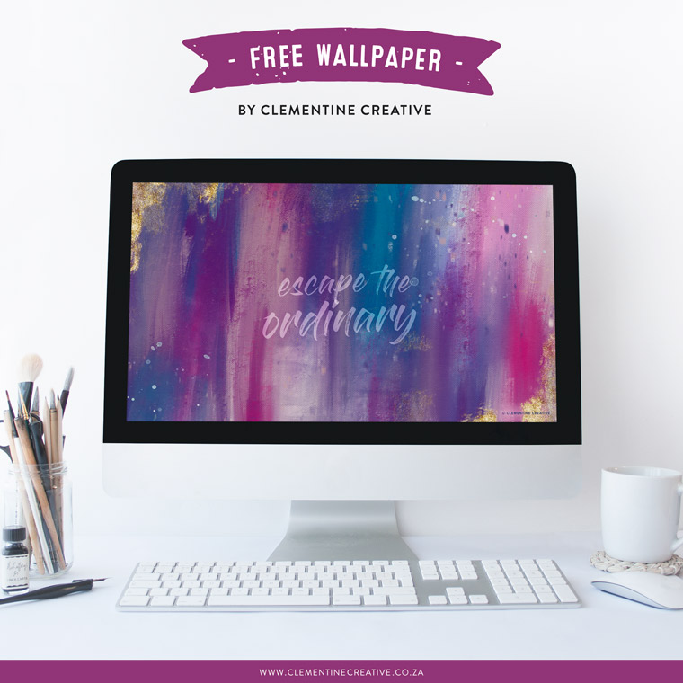 Abstract Paint Strokes Desktop Background For Your - Desktop Always Look On The Bright Side - HD Wallpaper 