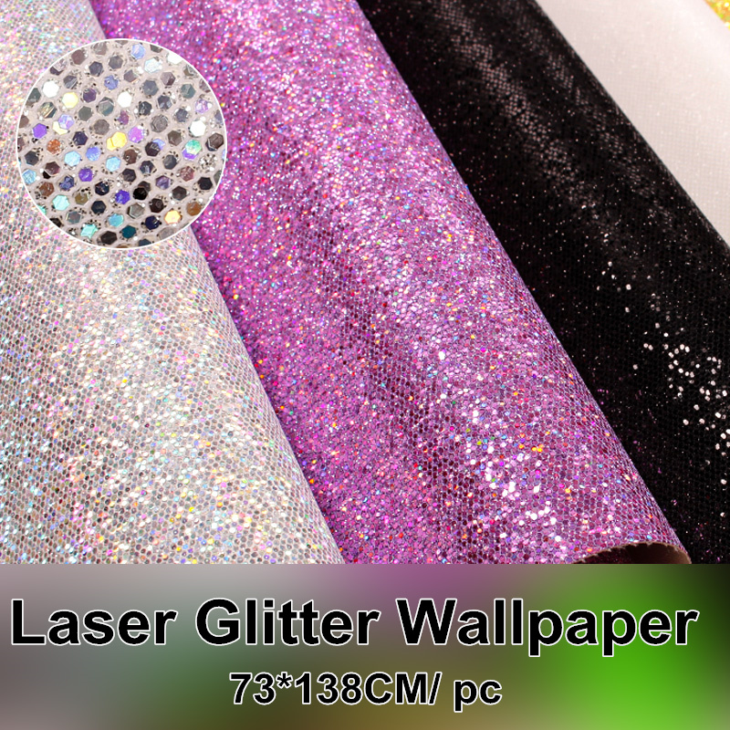 16 Bling Bling Colors Laser Glitter Wallpaper Shiny - Circle - HD Wallpaper 