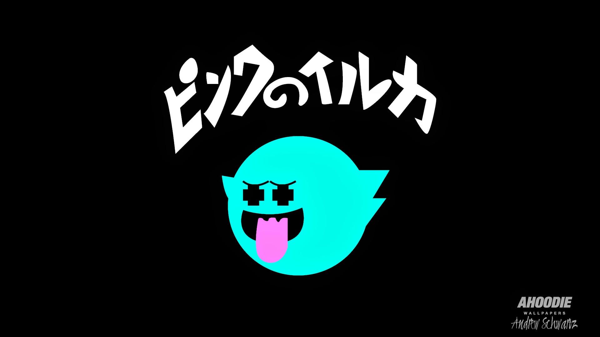 Ahoodie Wallpapers - Pink Dolphin Ghost Logo - HD Wallpaper 