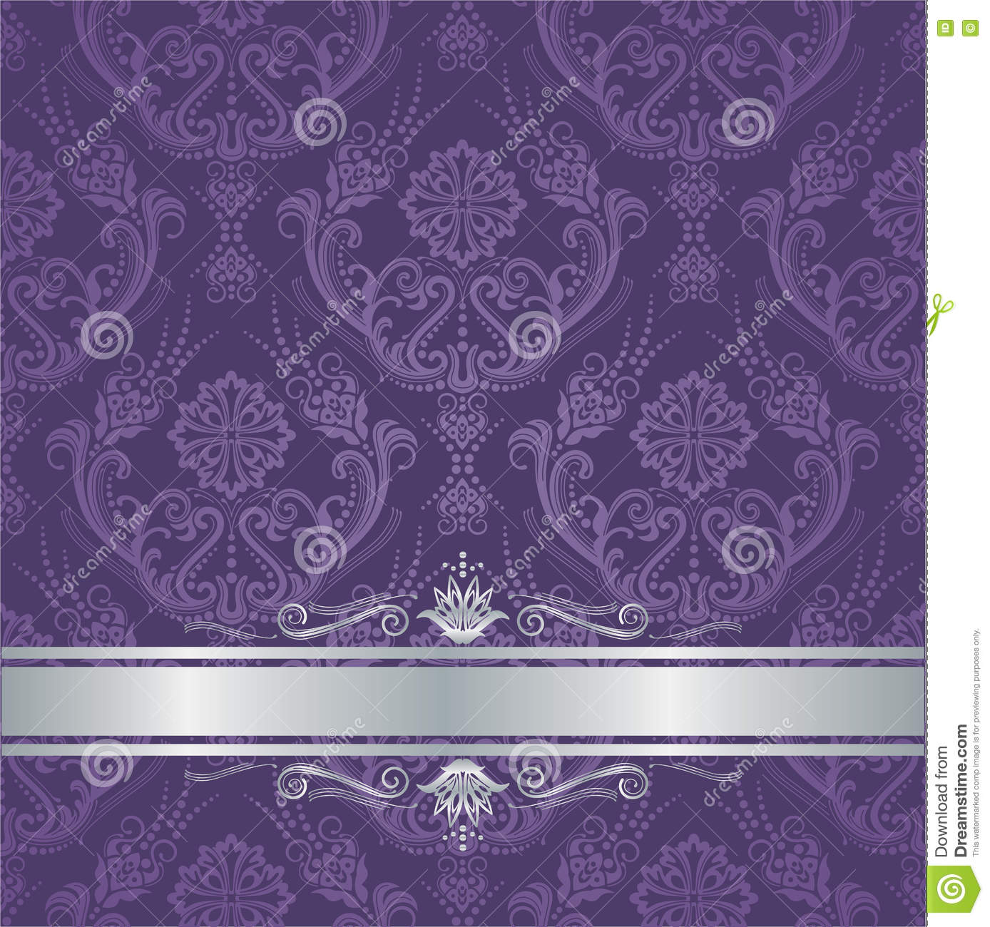 Luxury Purple Floral Damask Cover Silver Border - Damask Wallpaper Texture Seamless - HD Wallpaper 