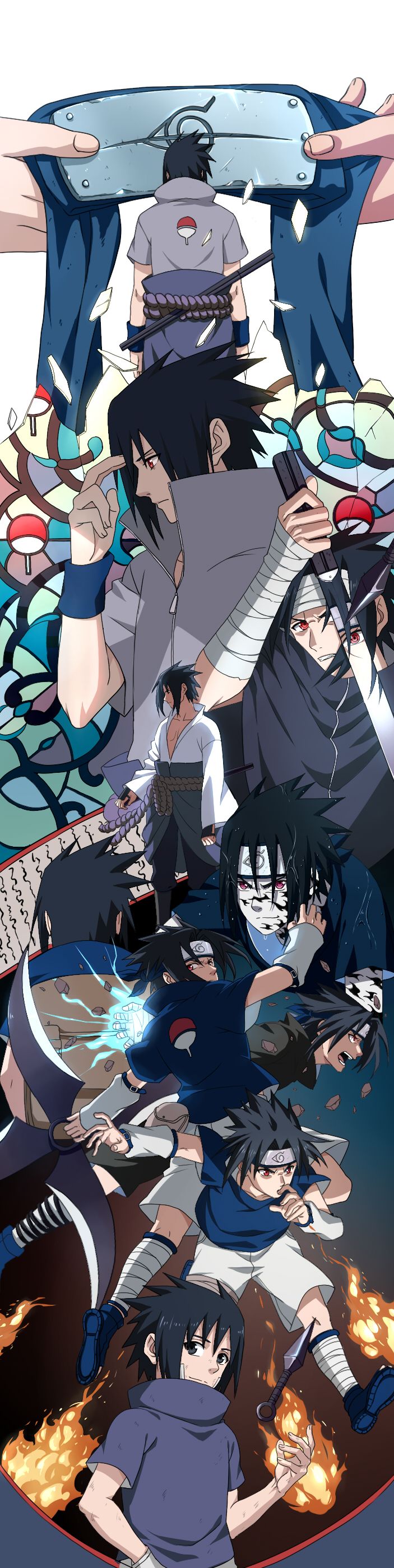 Sasuke Chronologie - HD Wallpaper 
