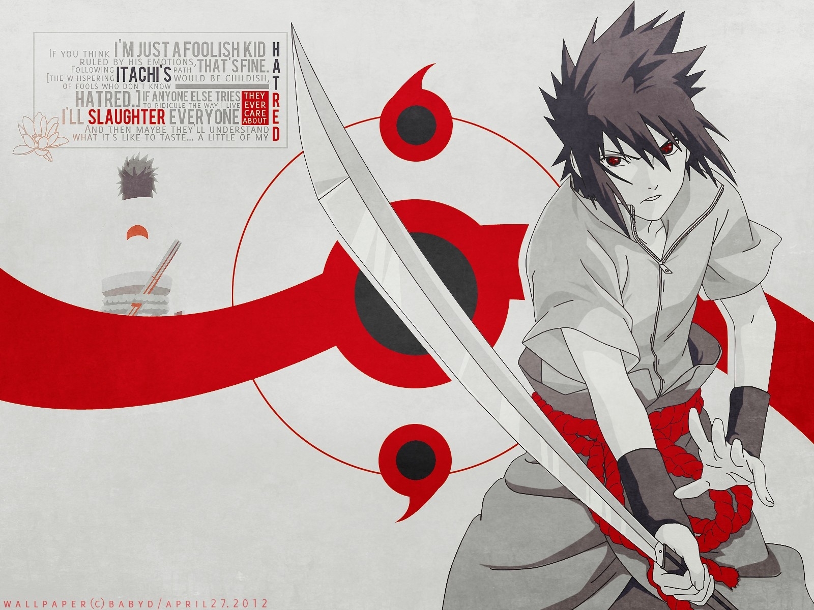 Quotes Uchiha Sasuke Weapons Naruto Shippuden Sharingan - Sasuke 1440 2560  - 1600x1200 Wallpaper 