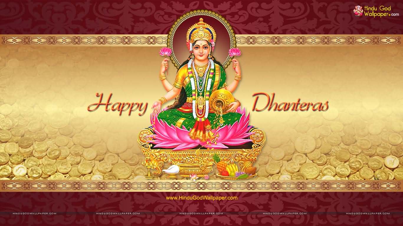 Happy Dhanteras 2017 Greeting Card - Full Hd Happy Dhanteras - HD Wallpaper 