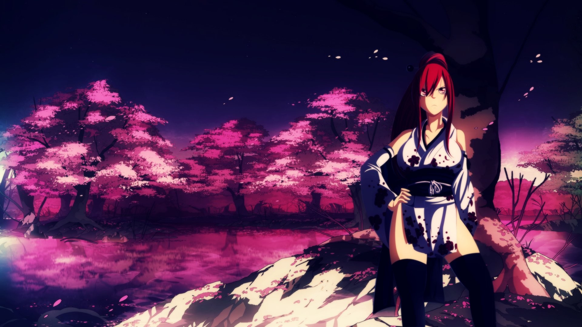 Erza Scarlet Background Wallpapers - Fairy Tail Erza Wallpaper Hd - HD Wallpaper 