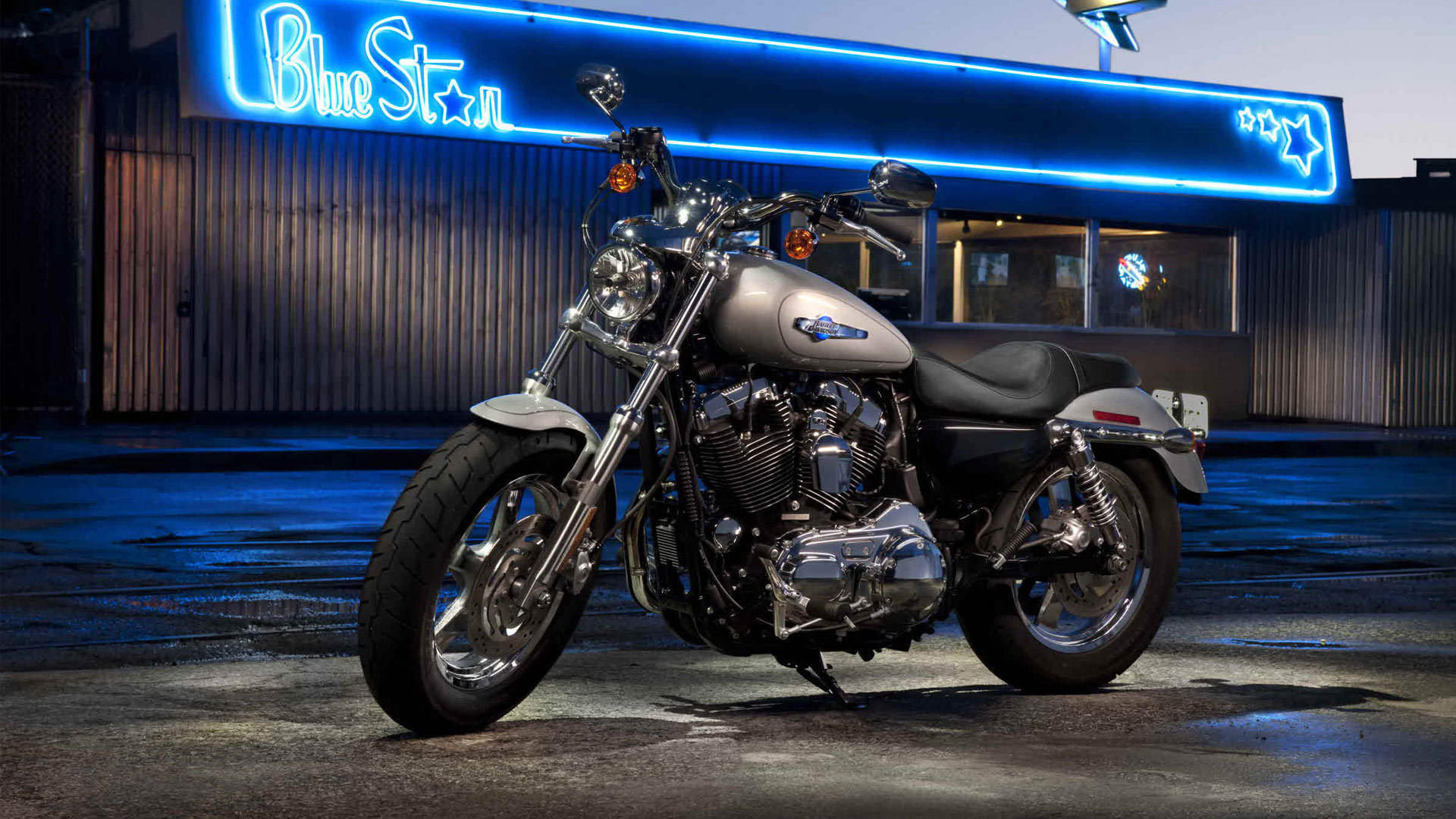 Download Full Hd 1080p Harley-davidson Sportster Desktop - Hd Wallpaper Harley Davidson - HD Wallpaper 