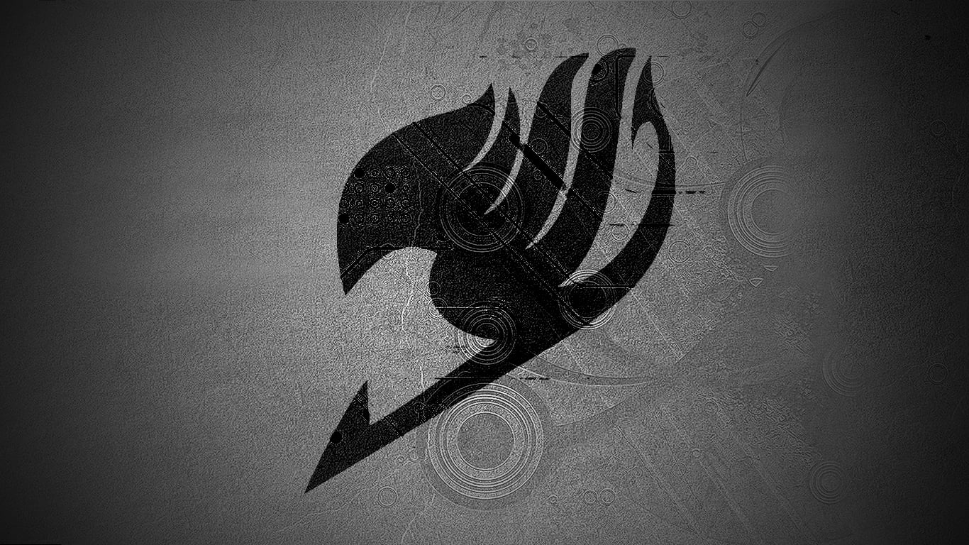 Fairy Tail Logo Red 1366x768 Wallpaper Teahub Io