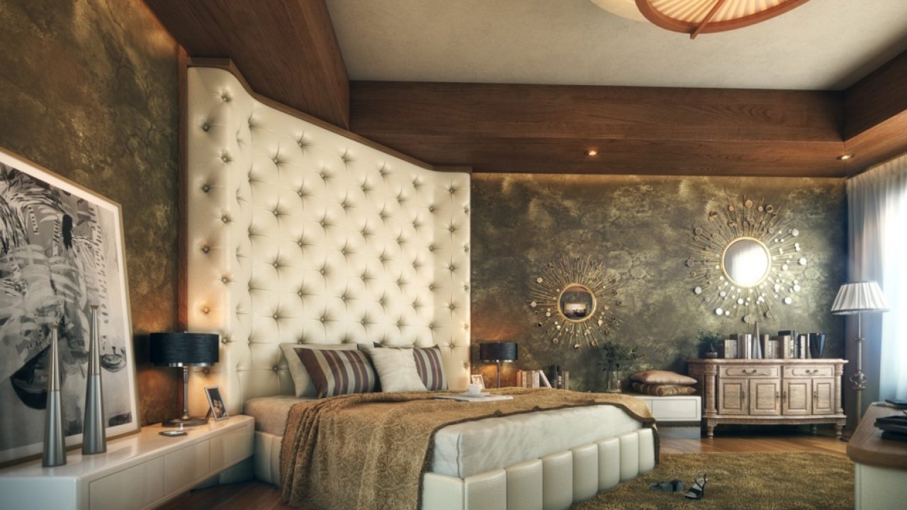 Oversized Tufted Black Headboard - HD Wallpaper 