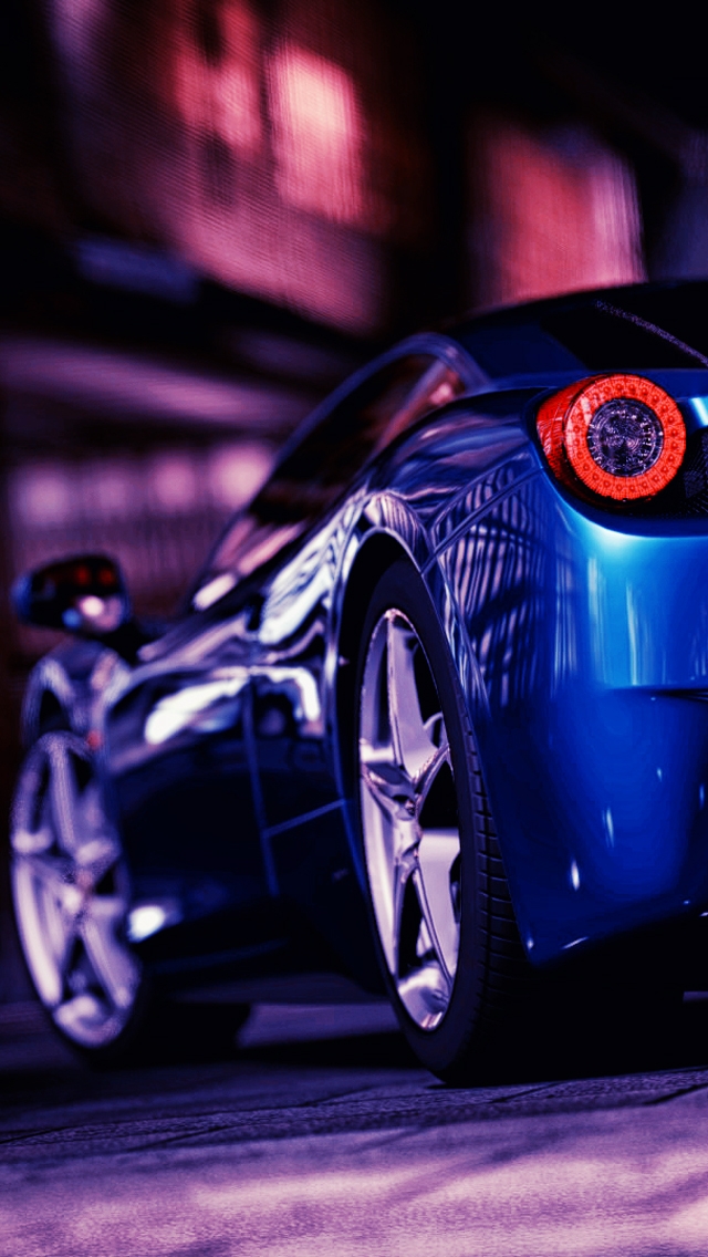 Ferrari 458 Rear - Car Wallpaper Hd For Mobile - HD Wallpaper 