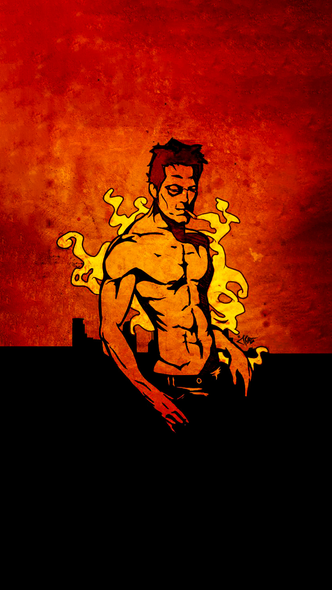 1080x1920, My Favorite Wallpaper - Tyler Durden Wallpaper Iphone - HD Wallpaper 