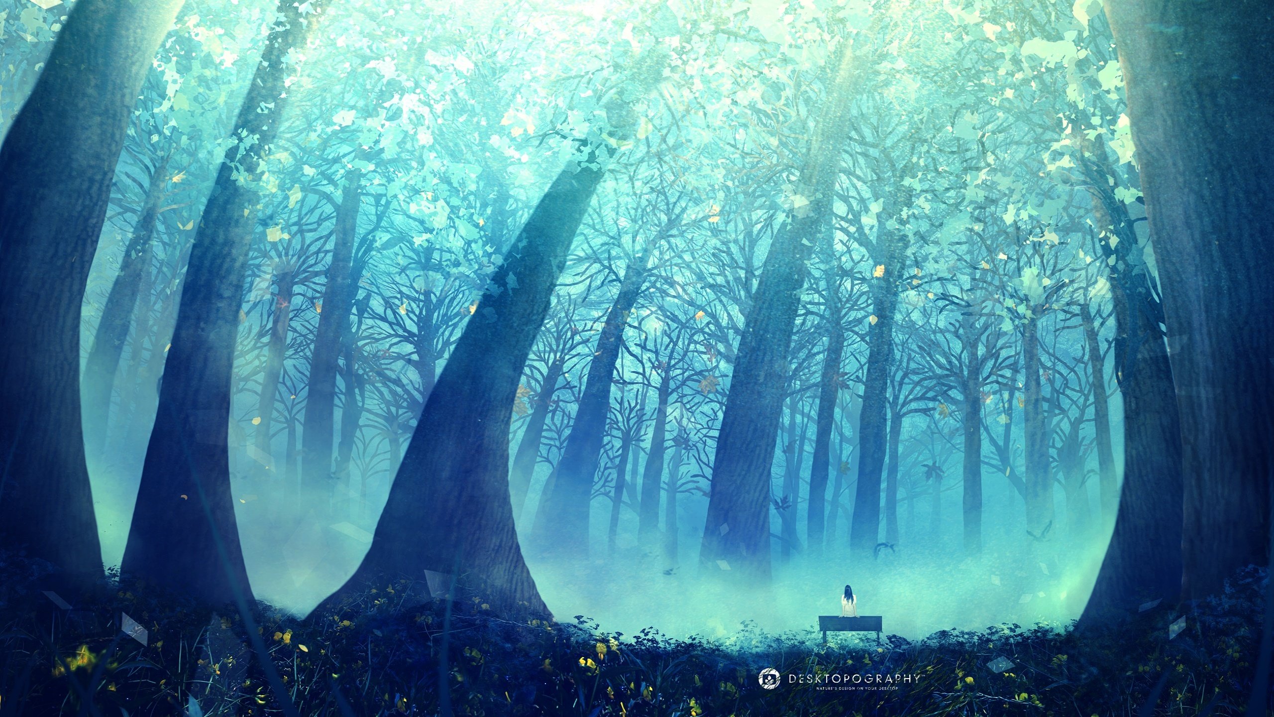 Awesome Original Free Wallpaper Id - Anime Landscape - HD Wallpaper 