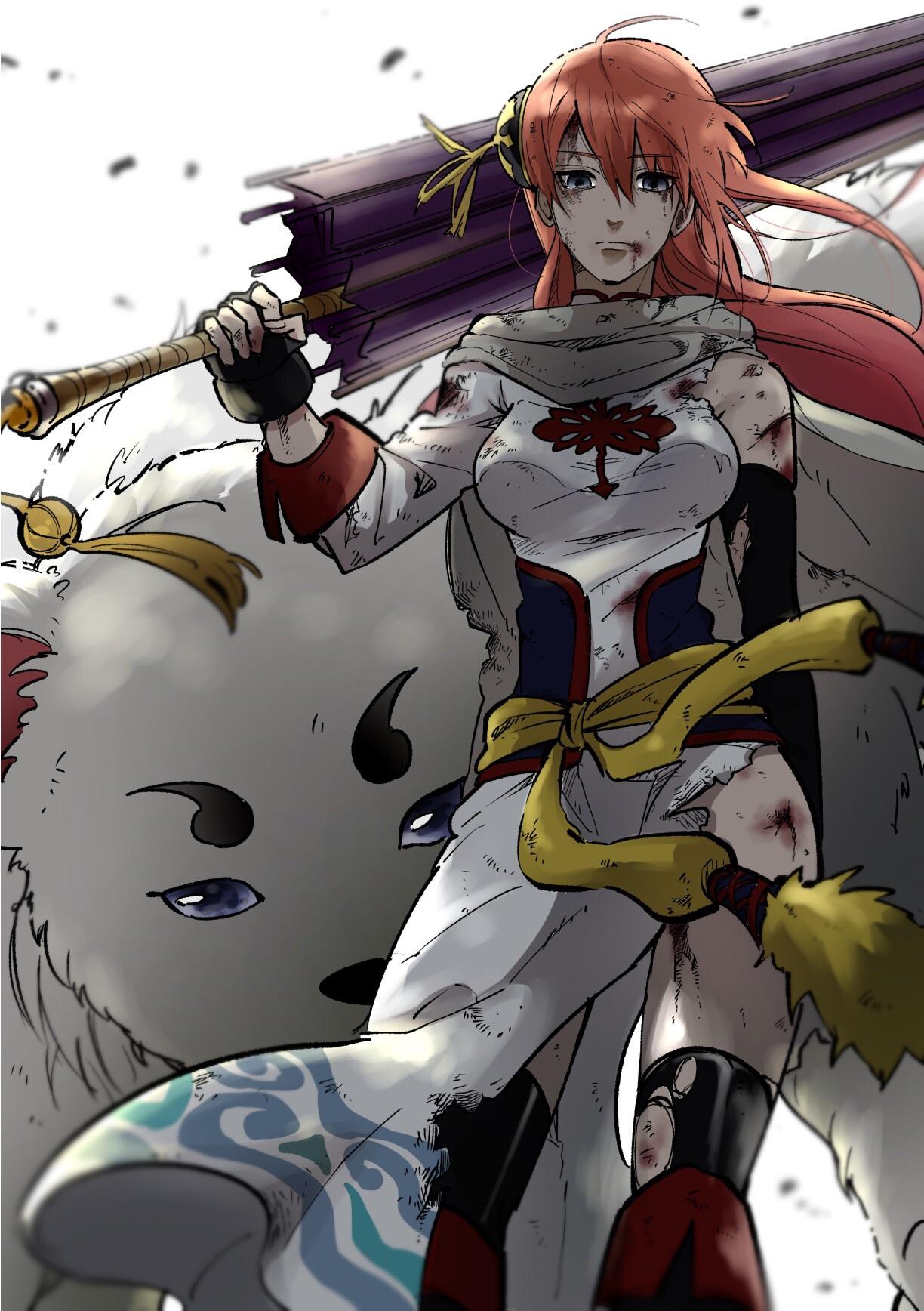 Kagura Gintama Wallpaper Hd 1224x1736 Wallpaper Teahub Io