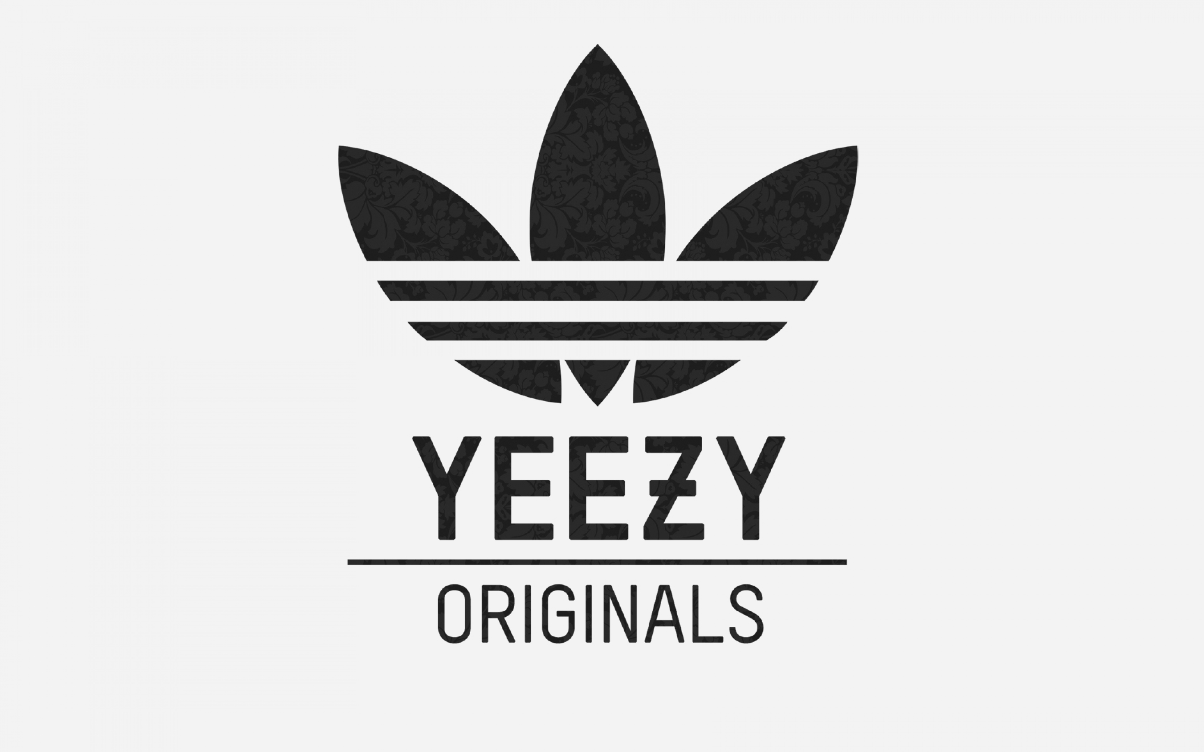 Adidas Yeezy Original Logo - HD Wallpaper 
