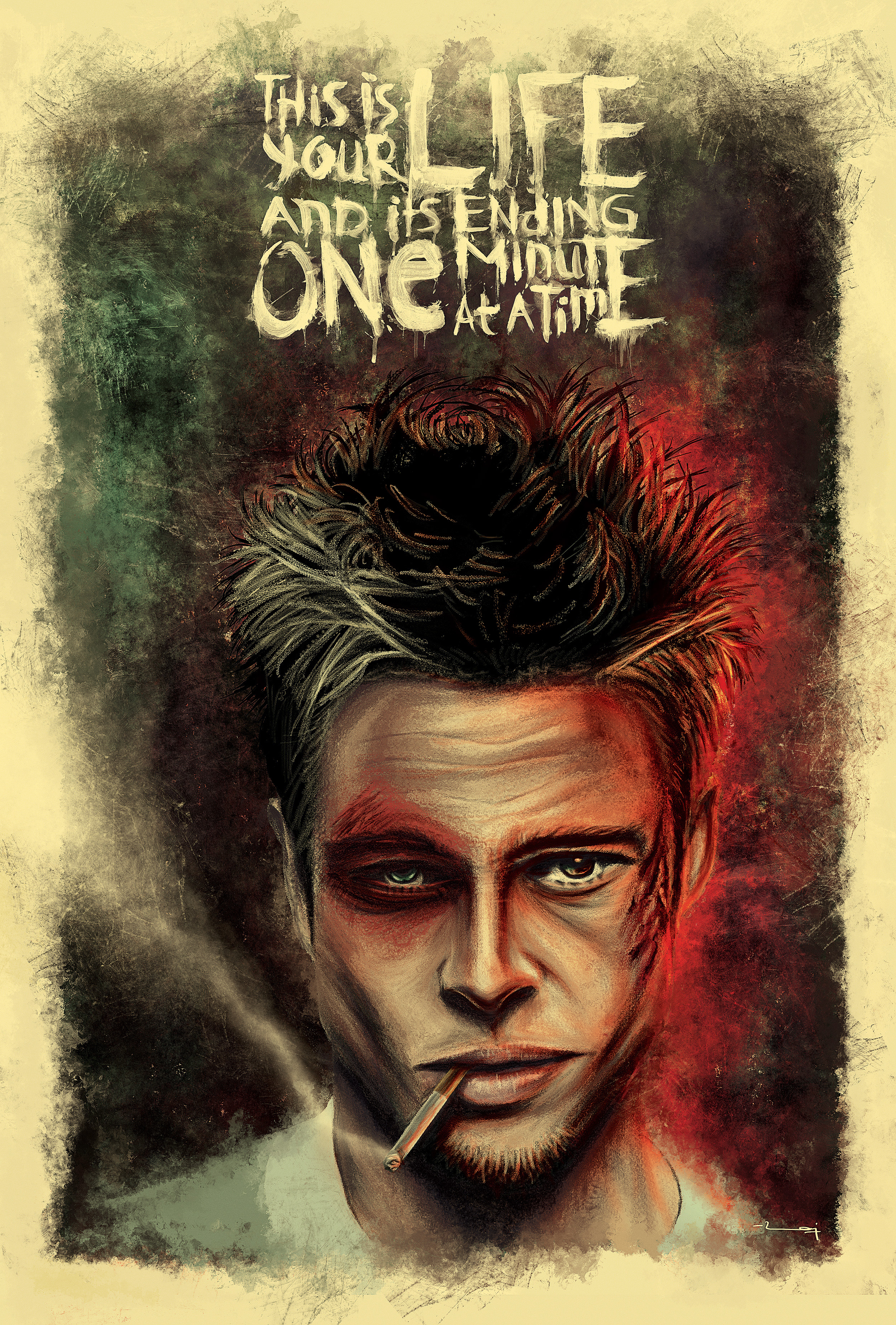 Fight Club - 2500x3696 Wallpaper Fight Club - 2500x3696 Wallpaper