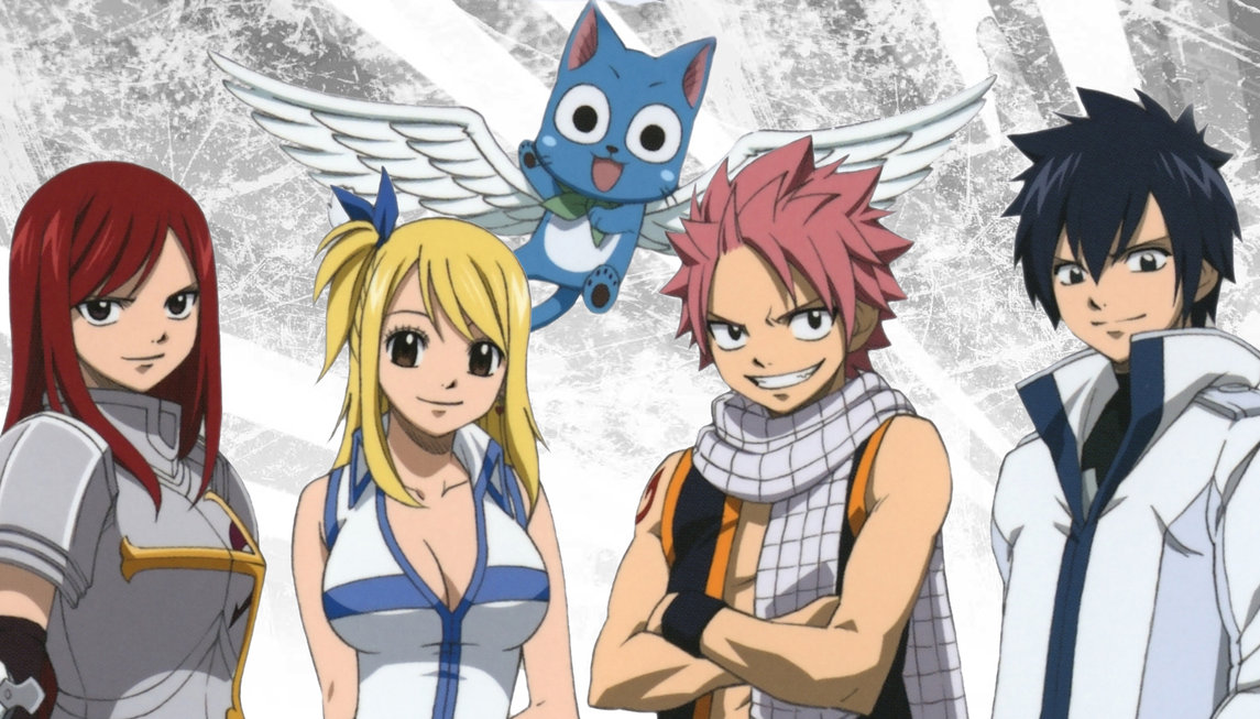 Fairy Tail Wallpaper Iphone Hd - Fairy Tail Anime Main Characters - HD Wallpaper 