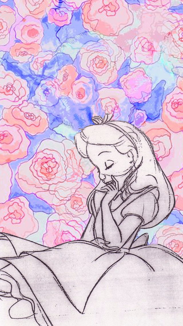 Alice In Wonderland Disney Drawings - HD Wallpaper 