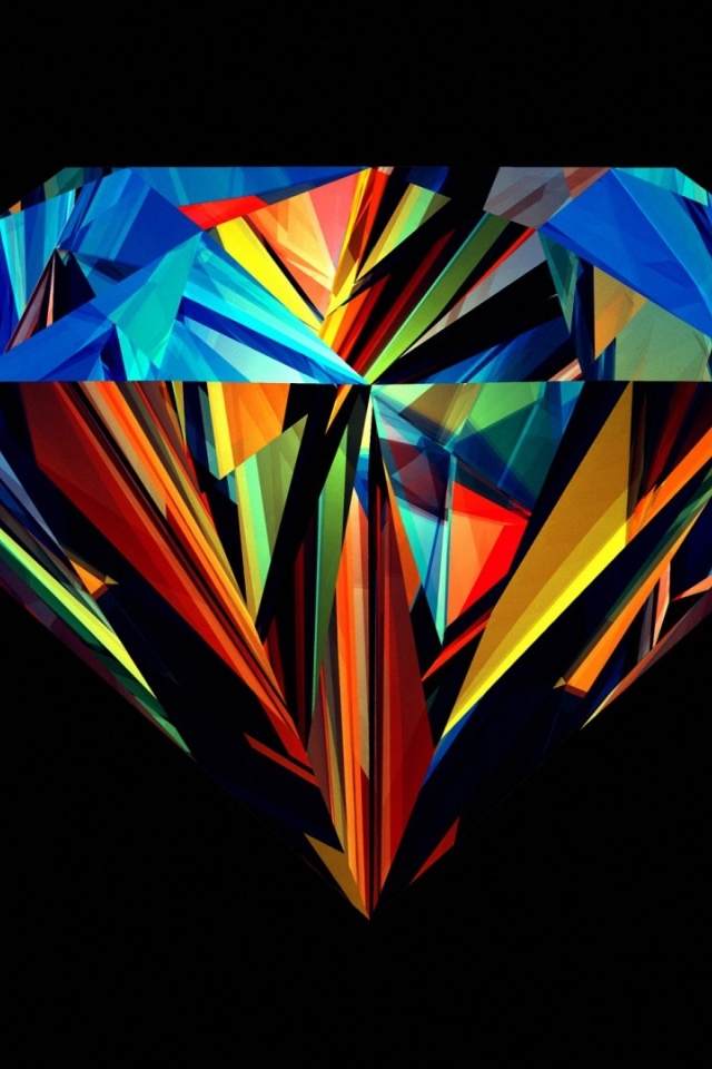 Ahoodie Wallpapers - Colourful Diamond - HD Wallpaper 