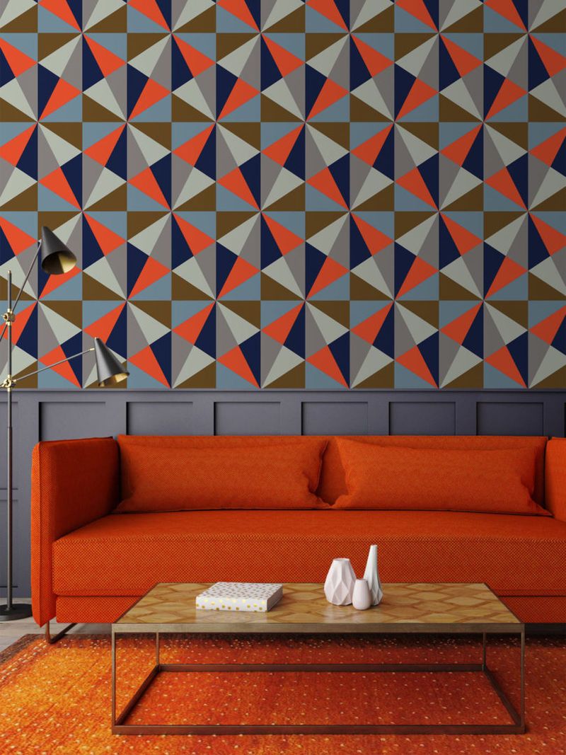 Mid Century Wall Covering - HD Wallpaper 