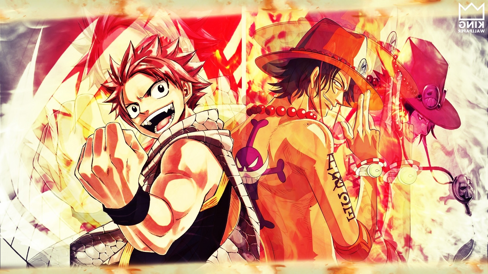 One Piece Ace And Natsu - HD Wallpaper 
