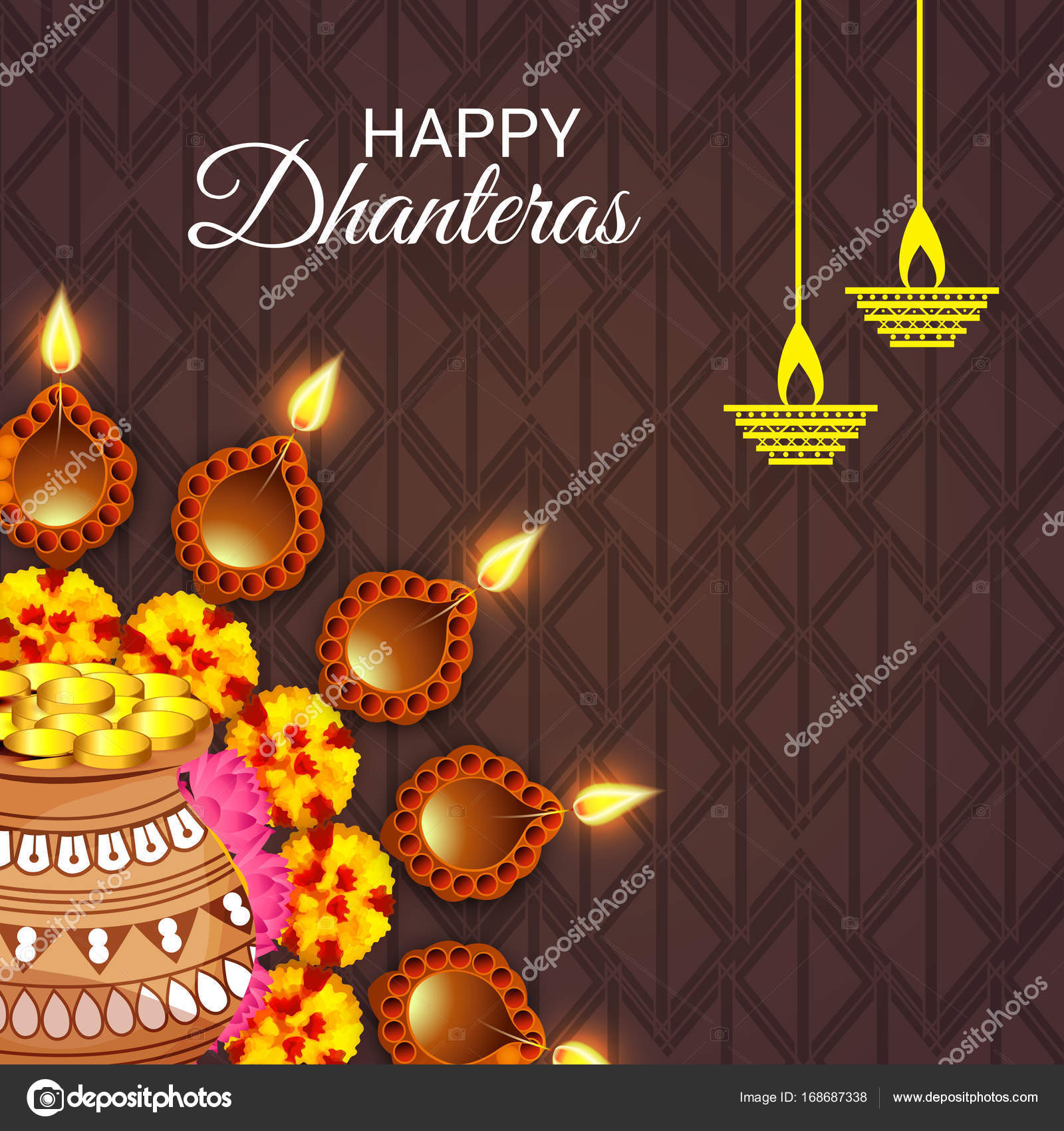 Dhanteras Rangoli Photos Design - HD Wallpaper 