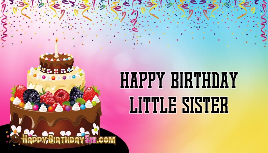 Happy Birthday Sister Wallpaper - Younger Sister Happy Birthday - HD Wallpaper 