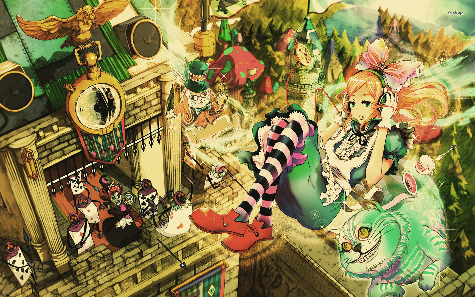 Alice In Wonderland Wallpapers Widescreen - HD Wallpaper 