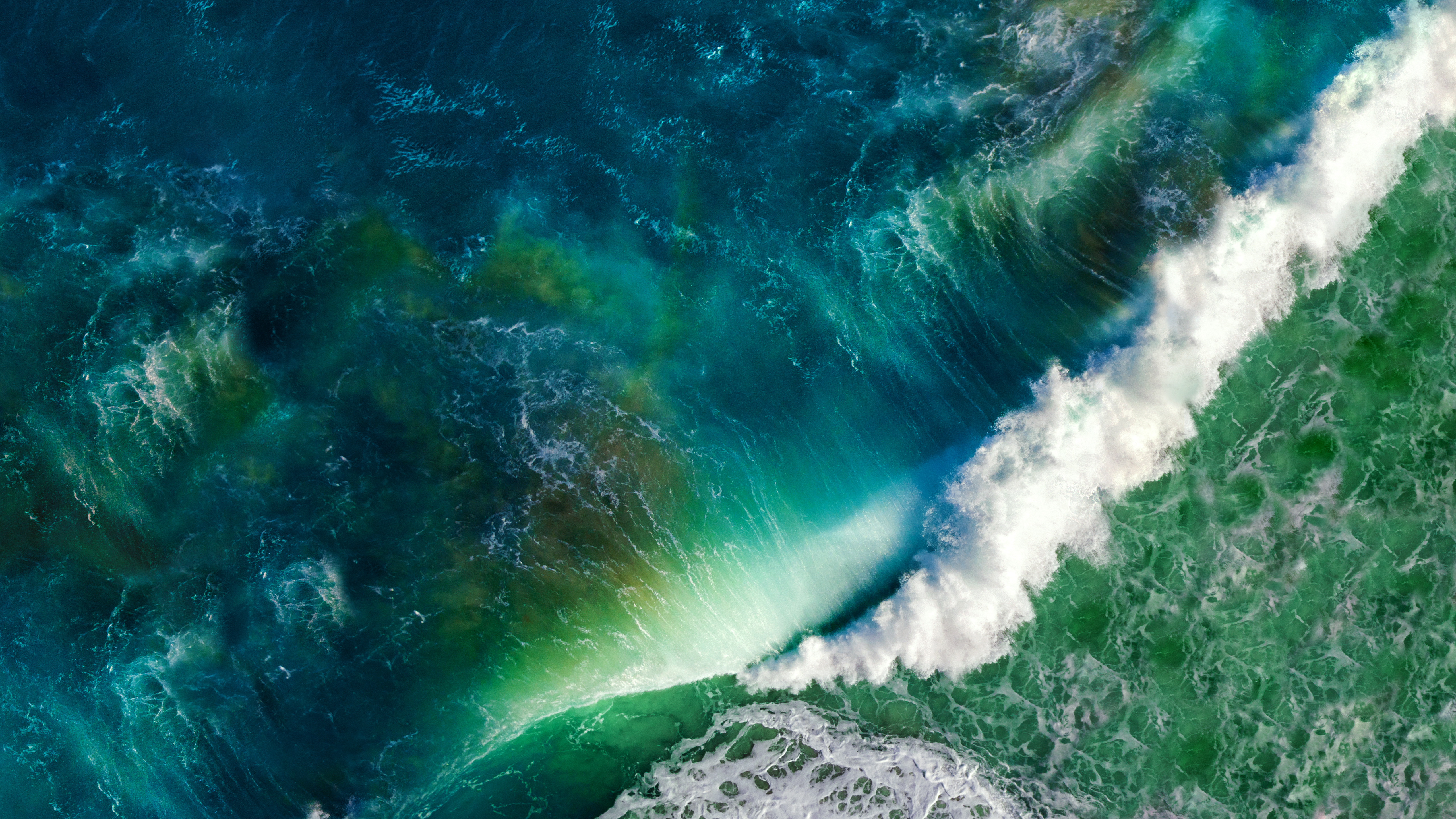 Apple Ocean Wallpaper Hd - HD Wallpaper 