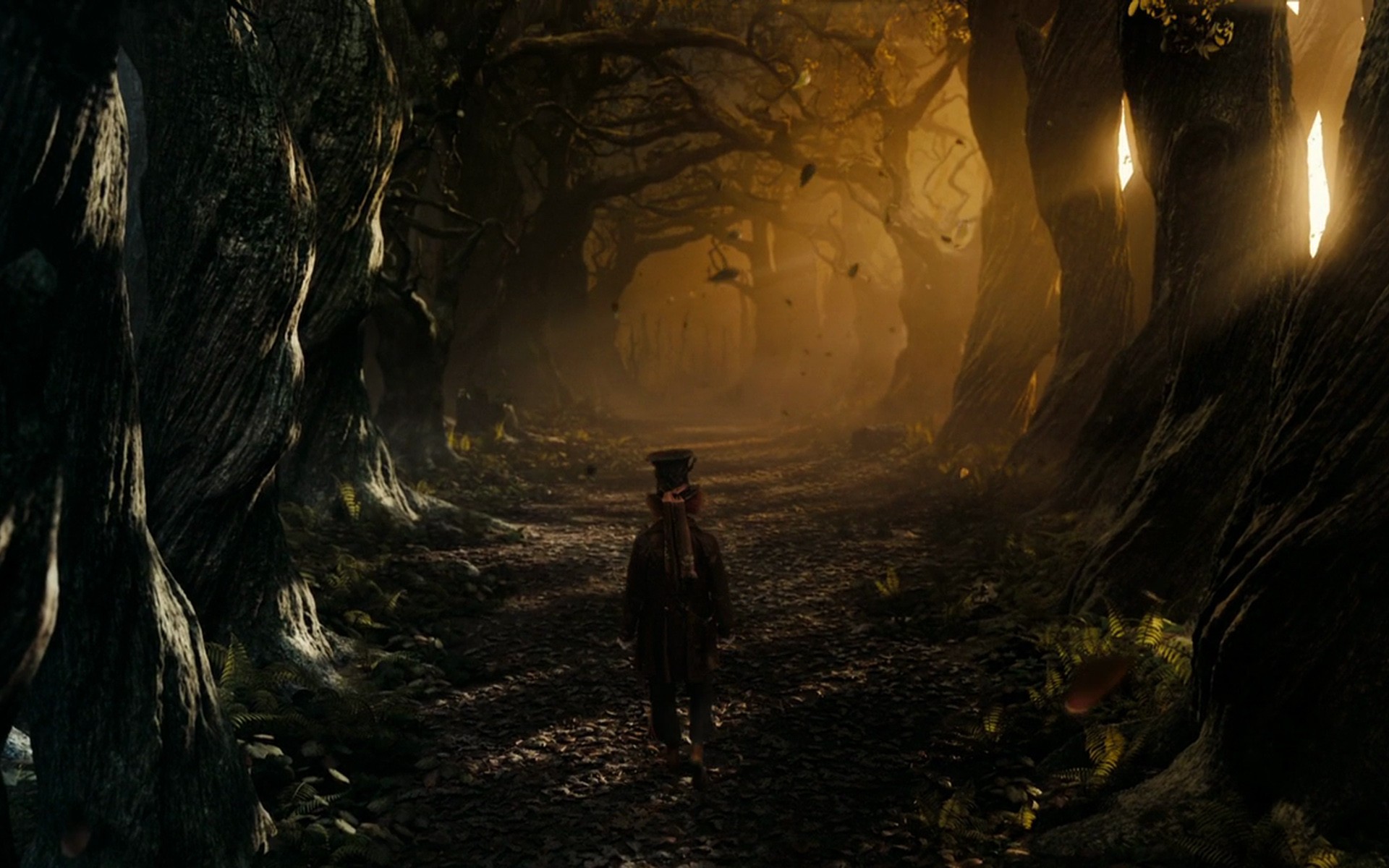 Alice In Wonderland - Alice In Wonderland Forest - HD Wallpaper 