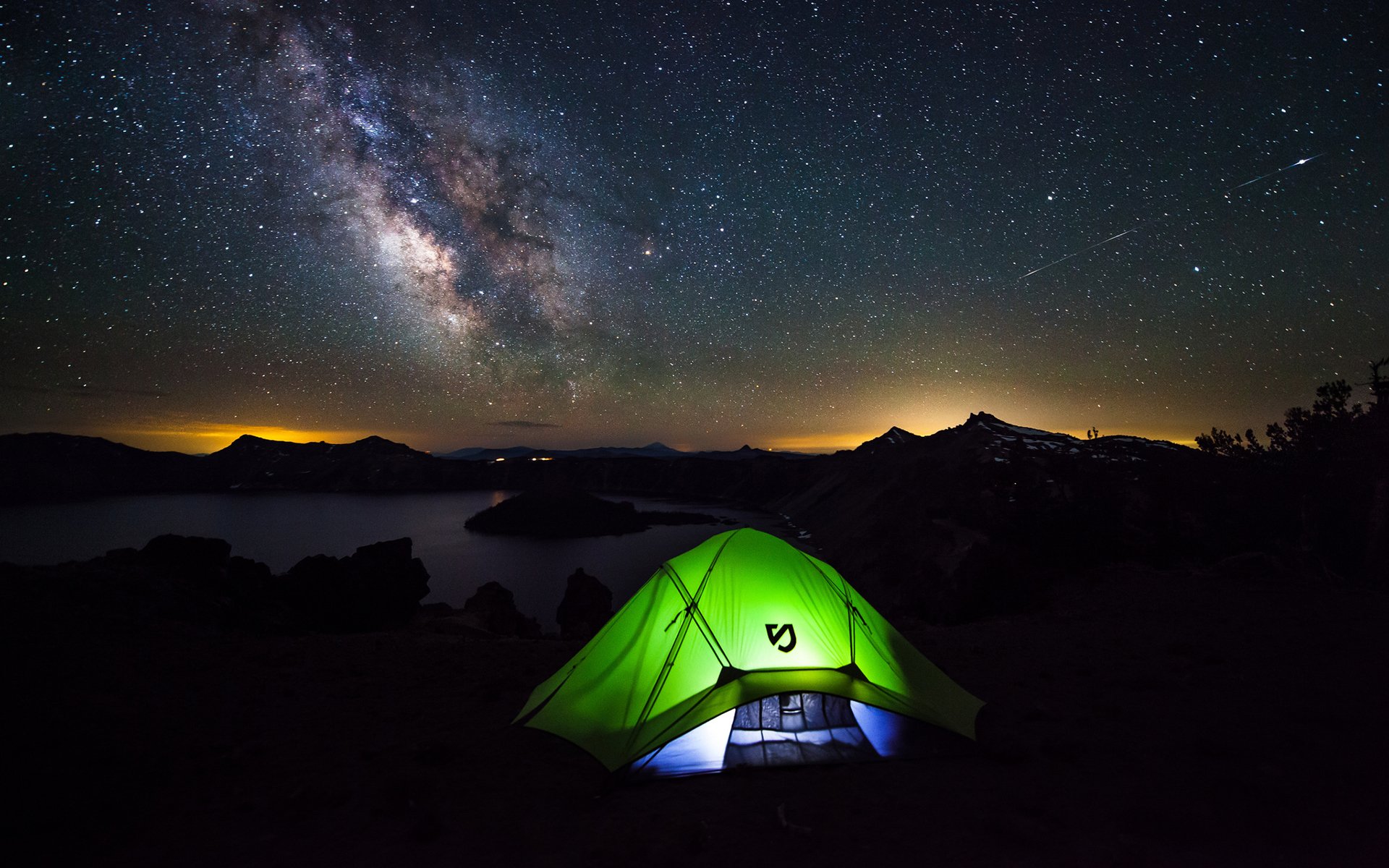 Tent Camping Under The Stars 1920x1200 Wallpaper Teahub Io