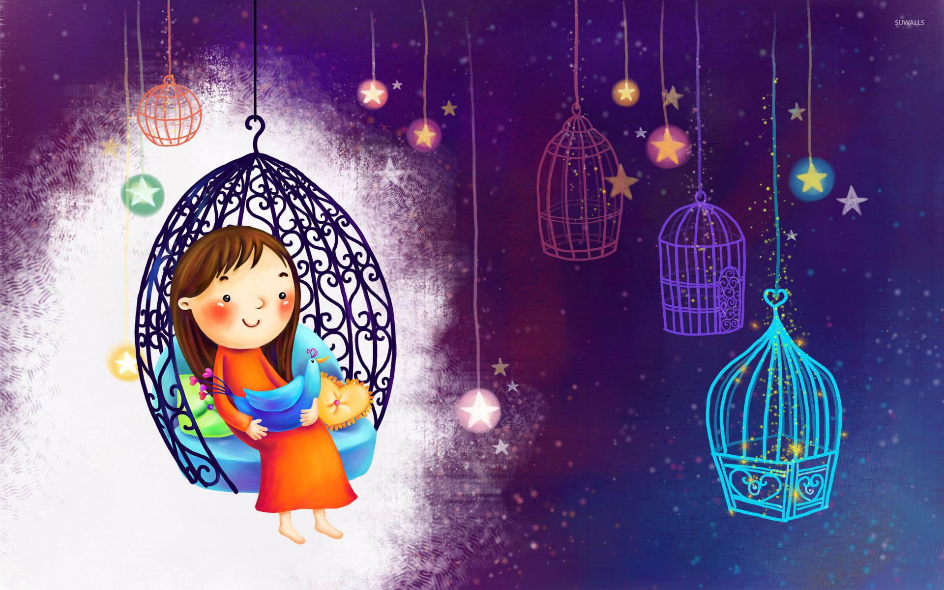 Birdcage Free - HD Wallpaper 