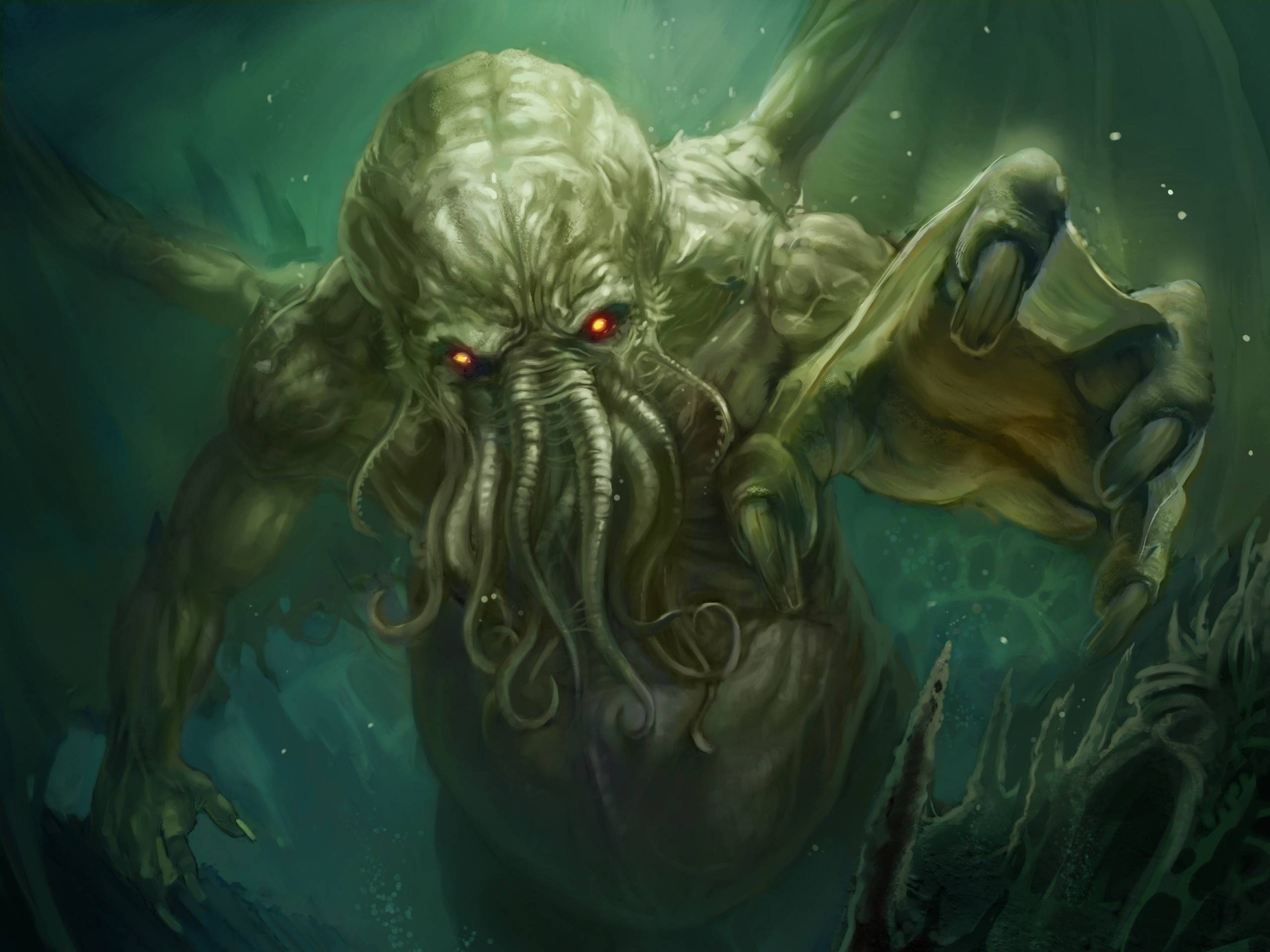 Lovecraft Cthulhu - HD Wallpaper 