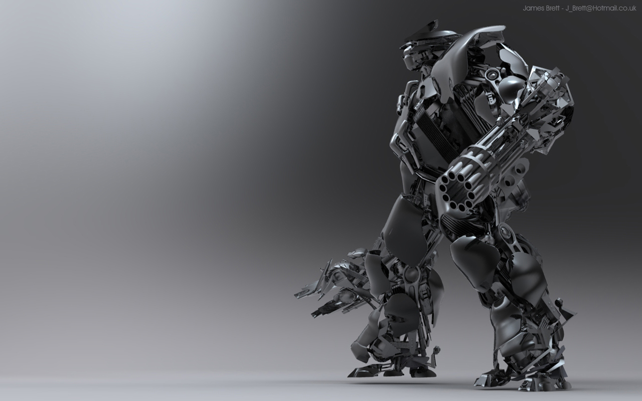 Sci Fi Giant Spider Robot - HD Wallpaper 