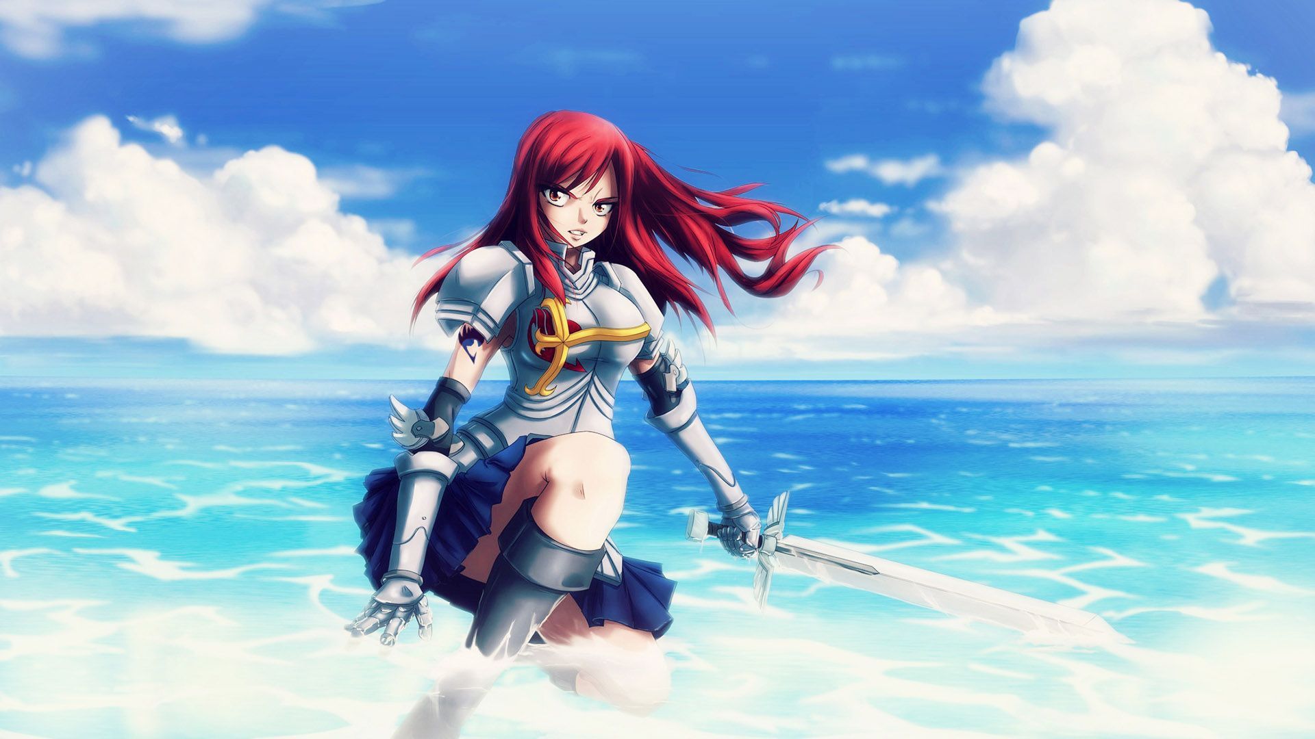 Fairy Tail Wallpaper Erza - HD Wallpaper 