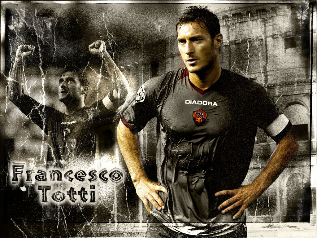 Francesco Totti Football - Francesco Totti - HD Wallpaper 