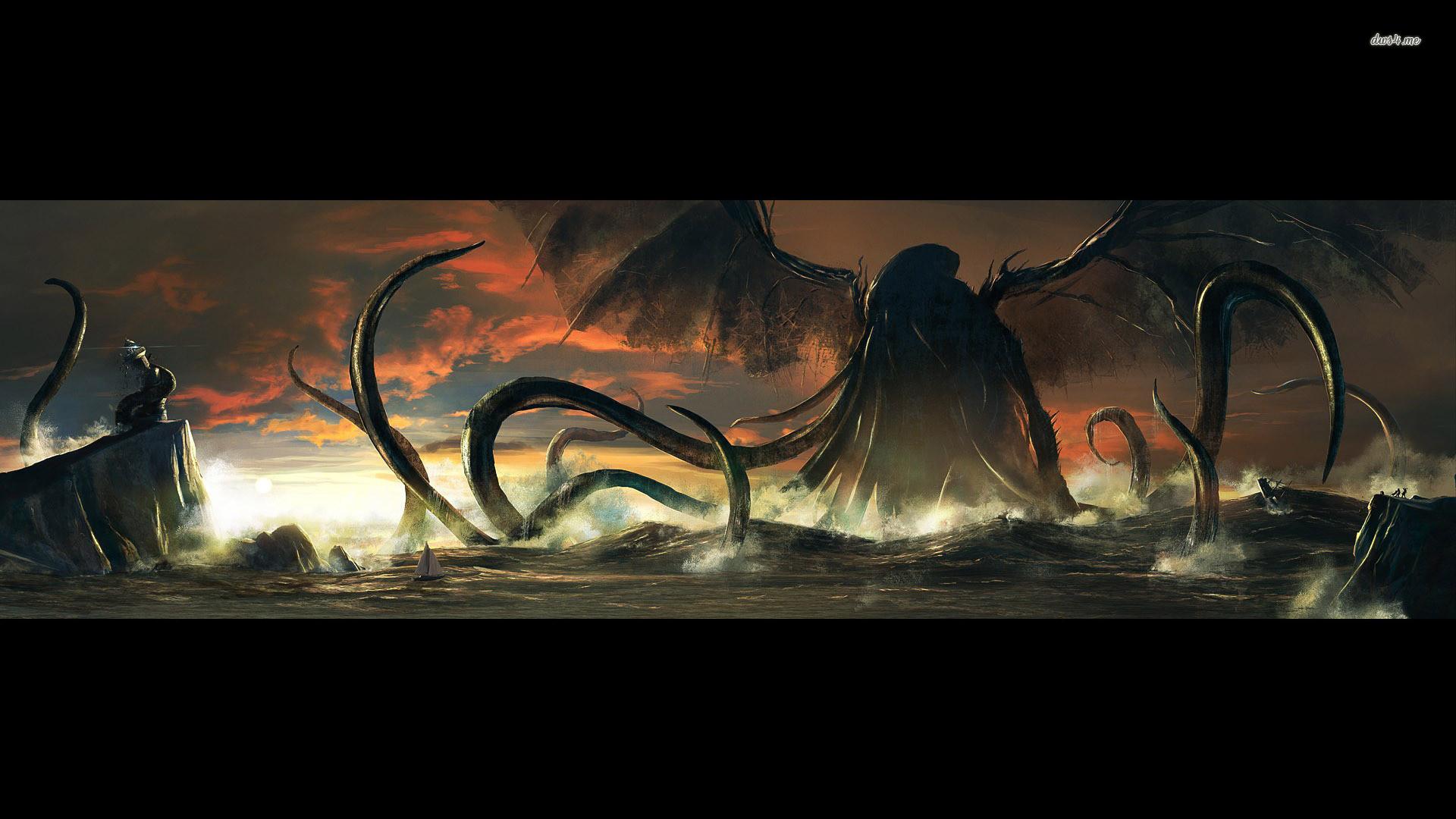 Cthulhu Wallpaper - Qygjxz - Cthulhu Wallpaper 4k - HD Wallpaper 