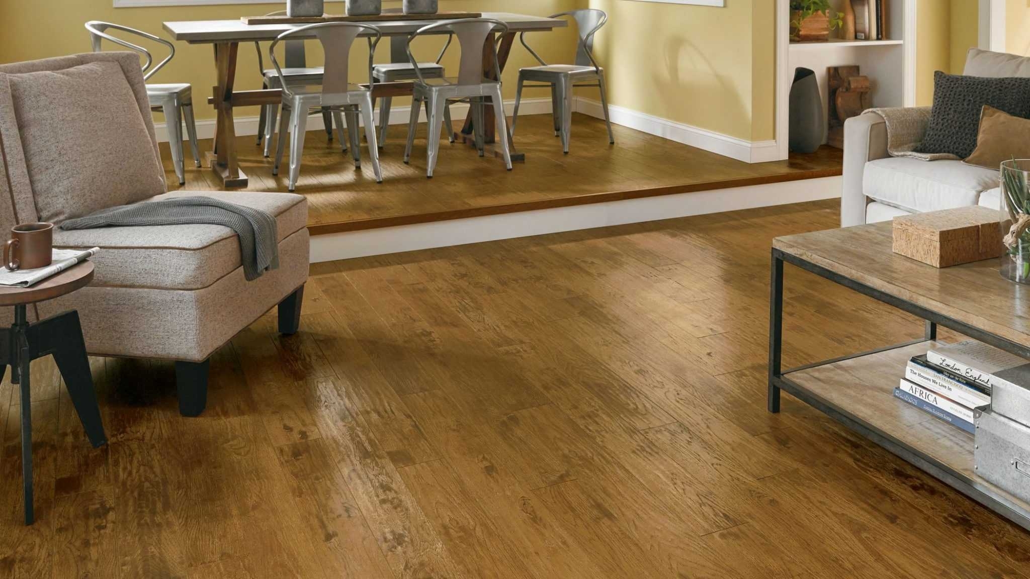 Linoleum That Looks Like Wood Lowes - Armstrong Pryzm Treeline Hickory Amber - HD Wallpaper 