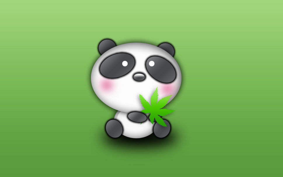 Cute Cartoon Panda Wallpaper - Cute Cartoon Panda - HD Wallpaper 